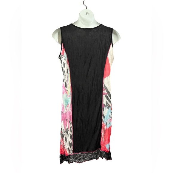 Elena Wang, Colorful Sleeveless Dress, XL - Picture 7 of 11